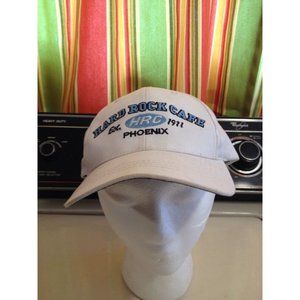 Hard Rock Cafe Phoenix Arizona White Baseball Ball Cap Hat Strapback